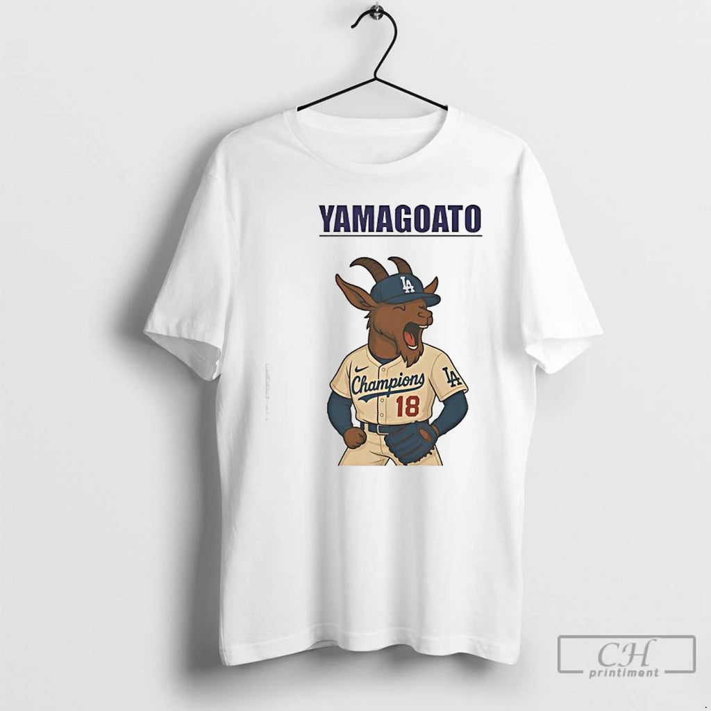 Premium Yamagoato Champions Goat 18 Graphic T Shirts Hoodie Sweatshirt | PurePodTees.com