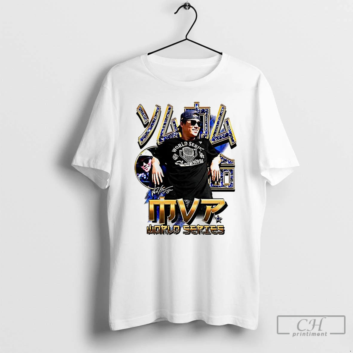 Premium Yamamoto Los Angeles Dodgers World Series Champions 2025 Mvp Signature T Shirts Hoodie Sweatshirt | PurePodTees.com