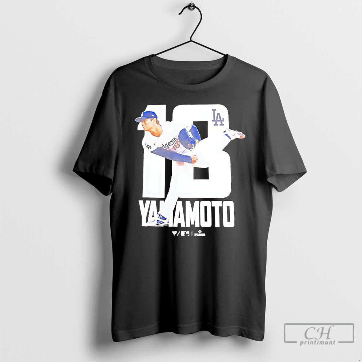 Premium Yamamoto Number 18 Pitcher For The Los Angeles Dodgers T Shirts Hoodie Sweatshirt | PurePodTees.com