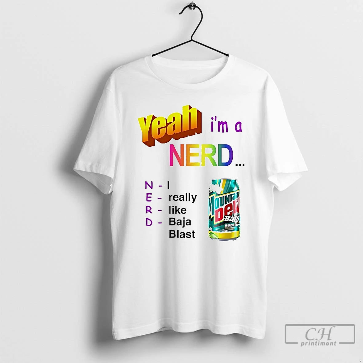 Premium Yeah Im A Nerd Mountain Dew Shirt Hoodie Sweatshirt | PurePodTees.com