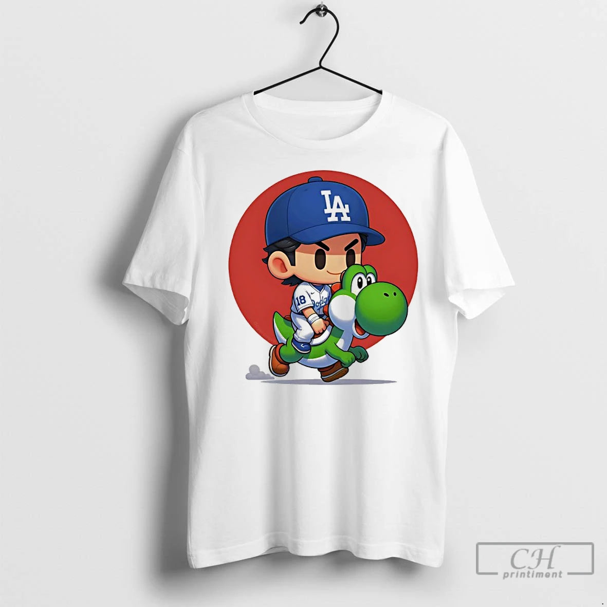 Premium Yoshi Yoshinobu Yamamoto Dinosaurs Los Angeles Dodgers Cartoon Shirt Hoodie Sweatshirt | PurePodTees.com