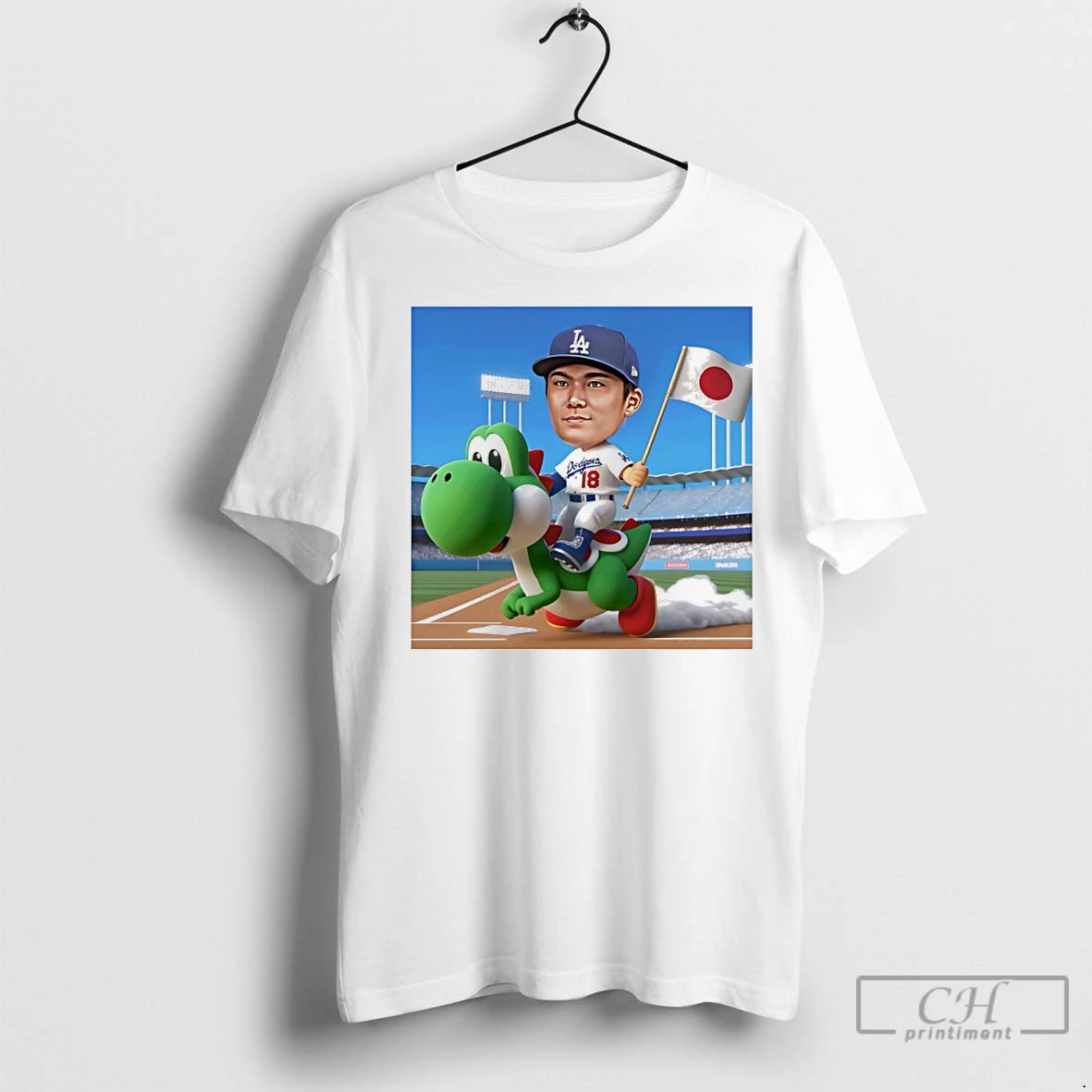 Premium Yoshi Debut Yoshinobu Yamamoto Los Angeles Dodgers Meme Shirt Hoodie Sweatshirt | PurePodTees.com