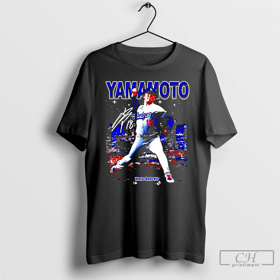 Premium Yoshinobu World Series Mvp Signature Graphic T Shirts Hoodie Sweatshirt | PurePodTees.com
