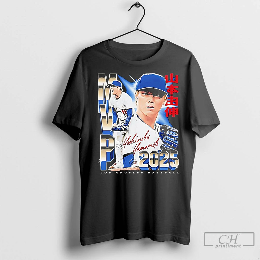 Premium Yoshinobu Yamamoto 2025 Champs Mvp La Dodgers Shirt Hoodie Sweatshirt | PurePodTees.com
