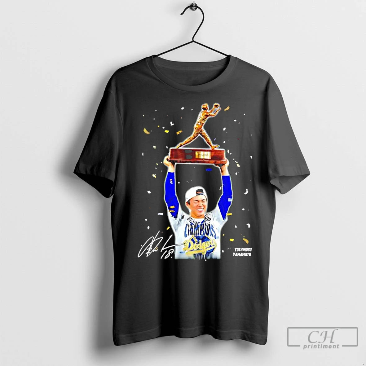 Premium Yoshinobu Yamamoto La Dodgers Mvp 2025 Celebration Shirt Hoodie Sweatshirt | PurePodTees.com
