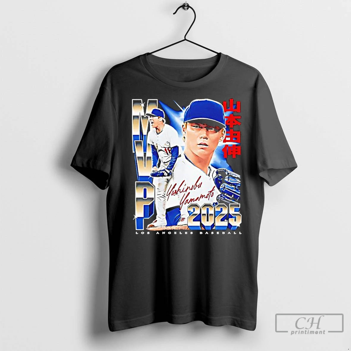 Premium Yoshinobu Yamamoto Los Angeles Dodgers 2025 Champs Mvp Shirt Hoodie Sweatshirt | PurePodTees.com