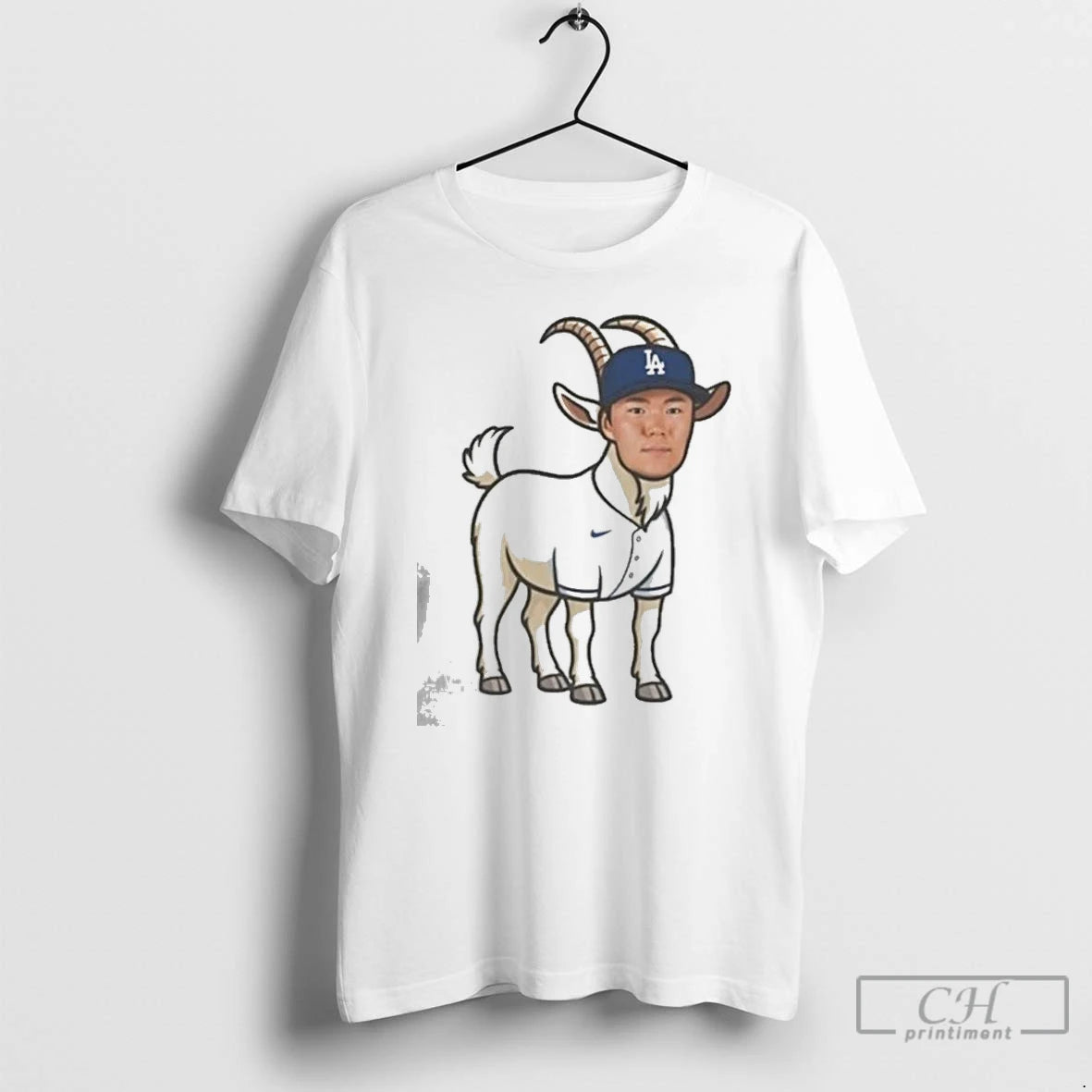 Premium Yoshinobu Yamamoto The Goat Dodgers World Series Champions T Shirts Hoodie Sweatshirt | PurePodTees.com