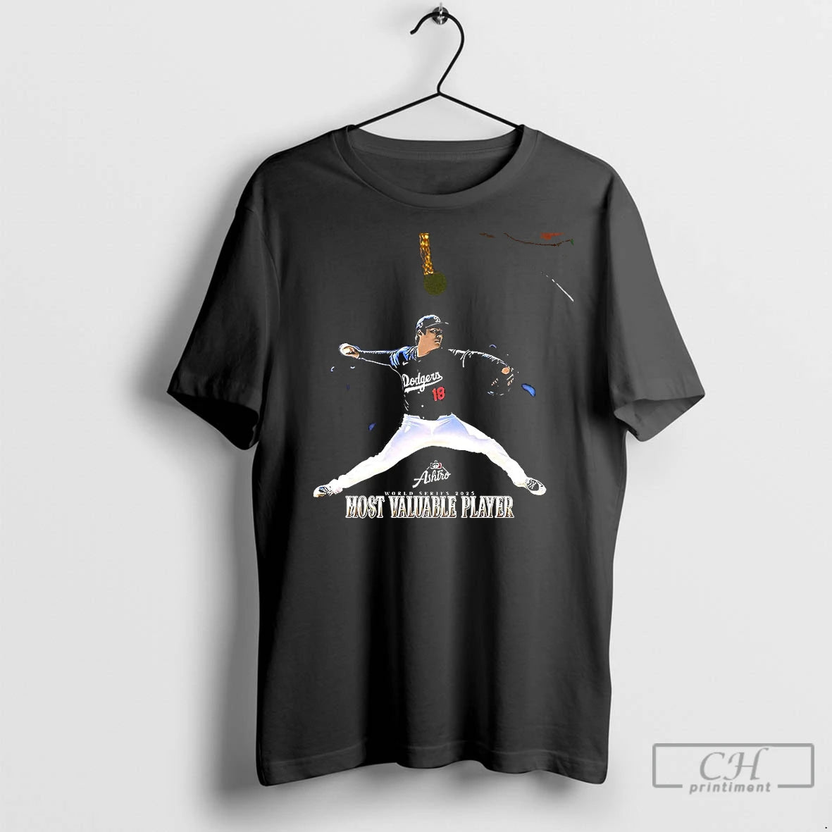 Premium Yoshinobu Yamamoto World Series 2025 Most Valuable Player Two Sided Mugs And Shirt Hoodie Sweatshirt