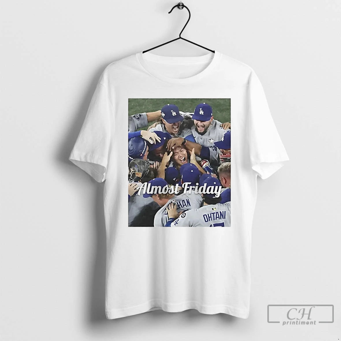 Premium Yoshinobu Yamamoto World Series Champions Celebration T Shirts Hoodie Sweatshirt | PurePodTees.com