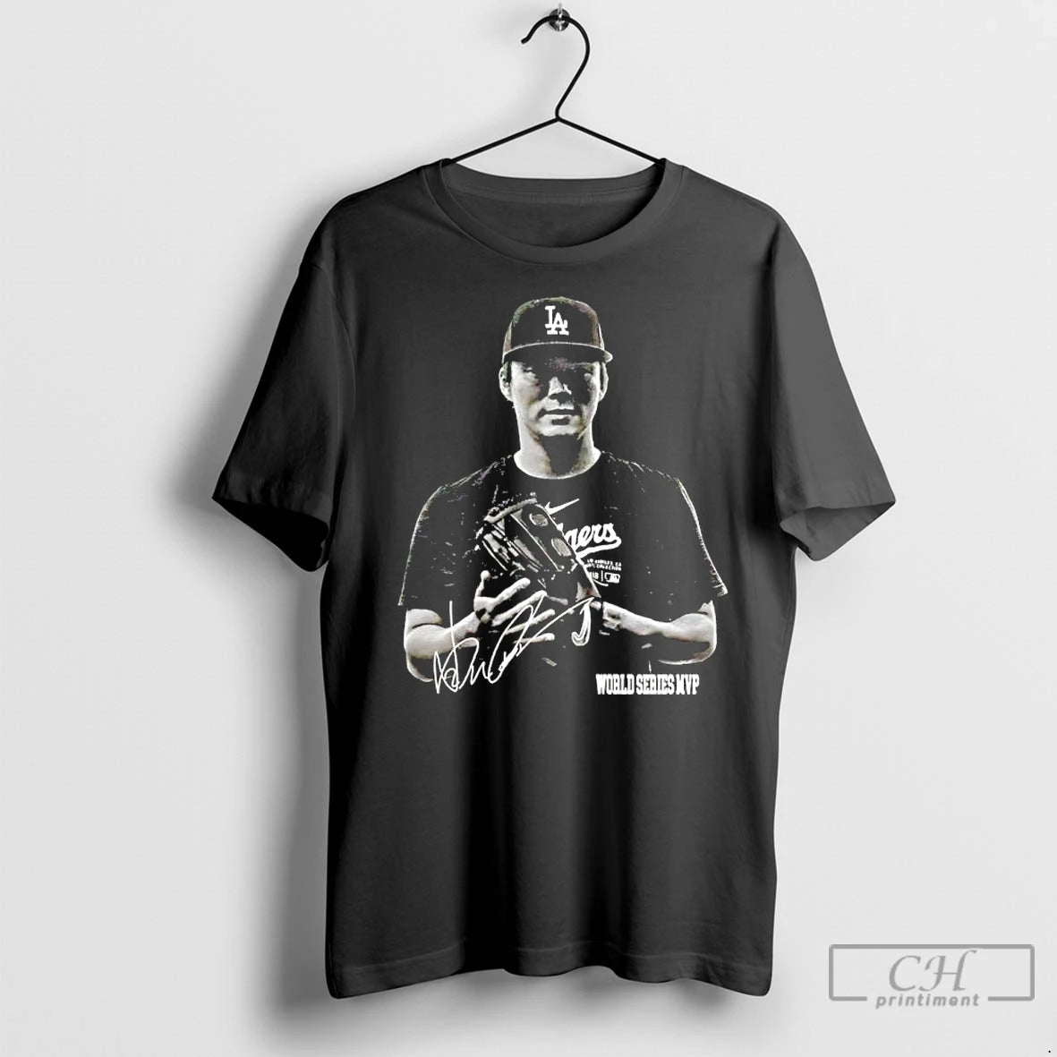 Premium Yoshinobu Yamamoto World Series Mvp Signature Shirt Hoodie Sweatshirt | PurePodTees.com