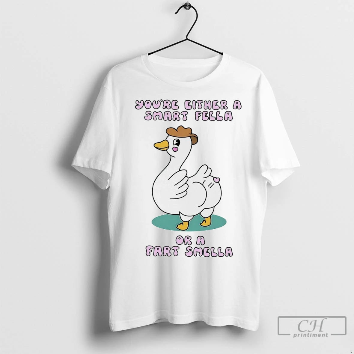 Premium Youre Either A Smart Fella Or A Fart Smella Shirt Hoodie Sweatshirt | PurePodTees.com