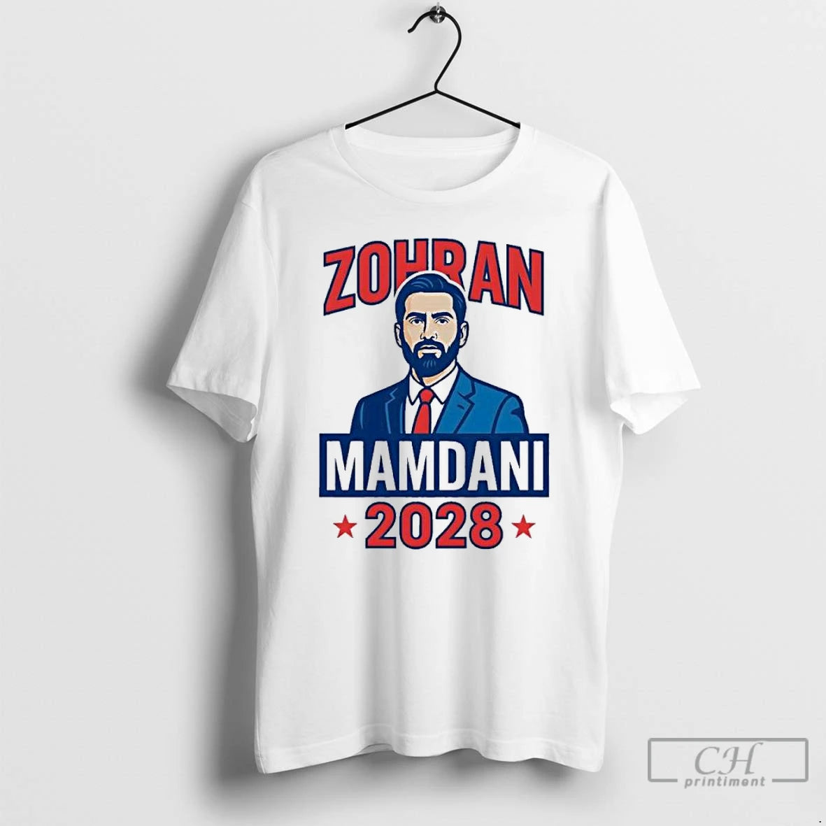 Premium Zohran Mamdani 2028 For President T Shirts Hoodie Sweatshirt | PurePodTees.com