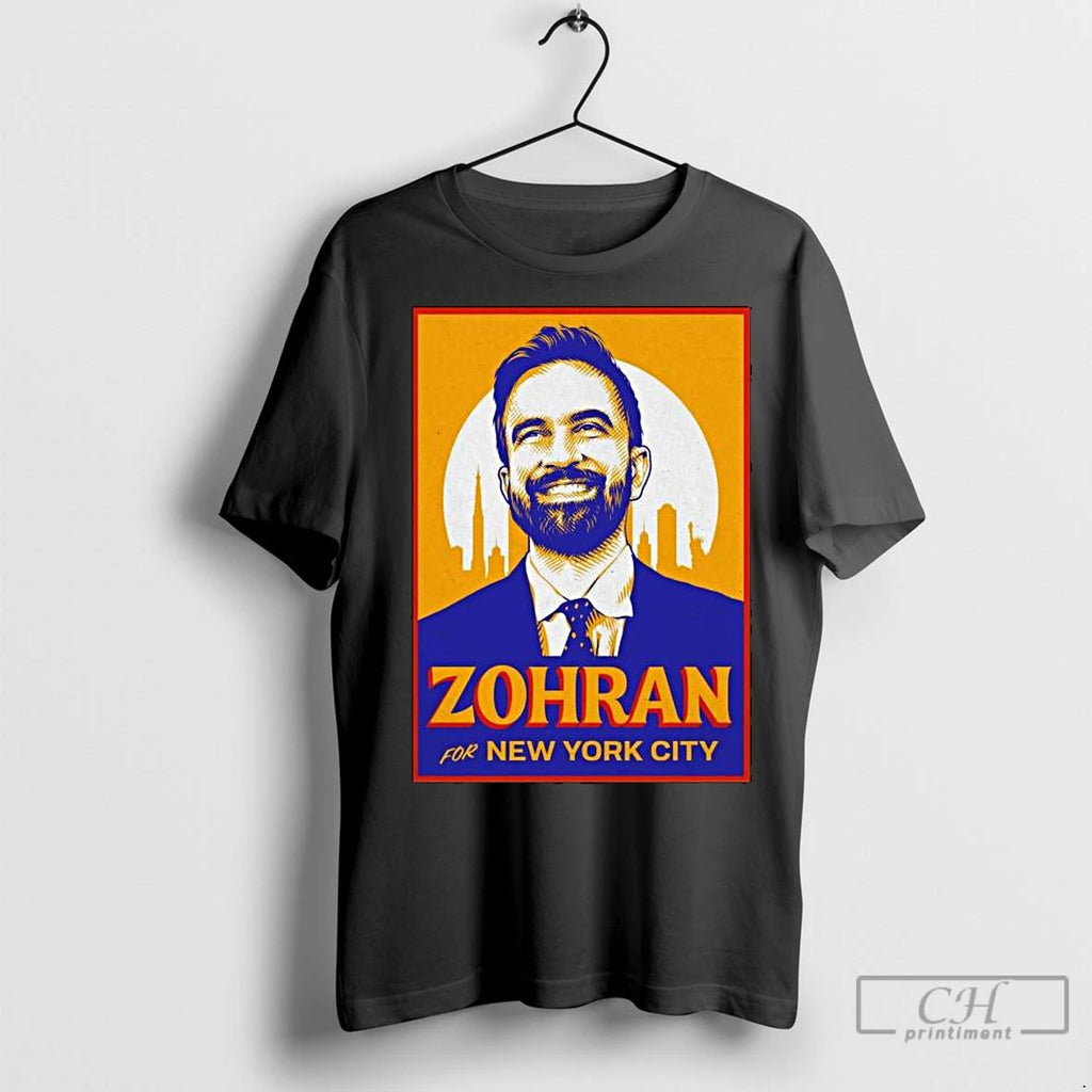 Premium Zohran Mamdani For New York City Mayor 2025 Long Sleve Shirt Hoodie Sweatshirt | PurePodTees.com