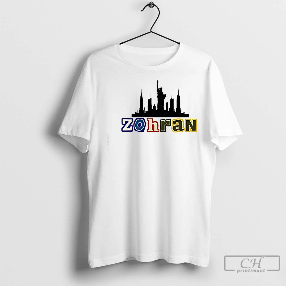 Premium Zohran Mamdani For New York Nyc Skyline Shirt Hoodie Sweatshirt | PurePodTees.com