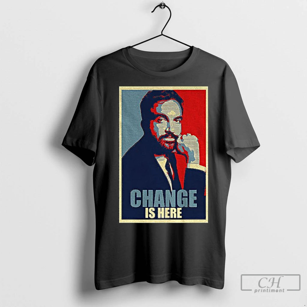 Premium Zohran Mamdani Political Nyc Election Change Is Here Shirt Hoodie Sweatshirt | PurePodTees.com