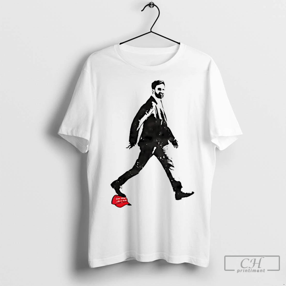 Premium Zohran Mamdani Stepping On Red Hat Shirt Hoodie Sweatshirt | PurePodTees.com