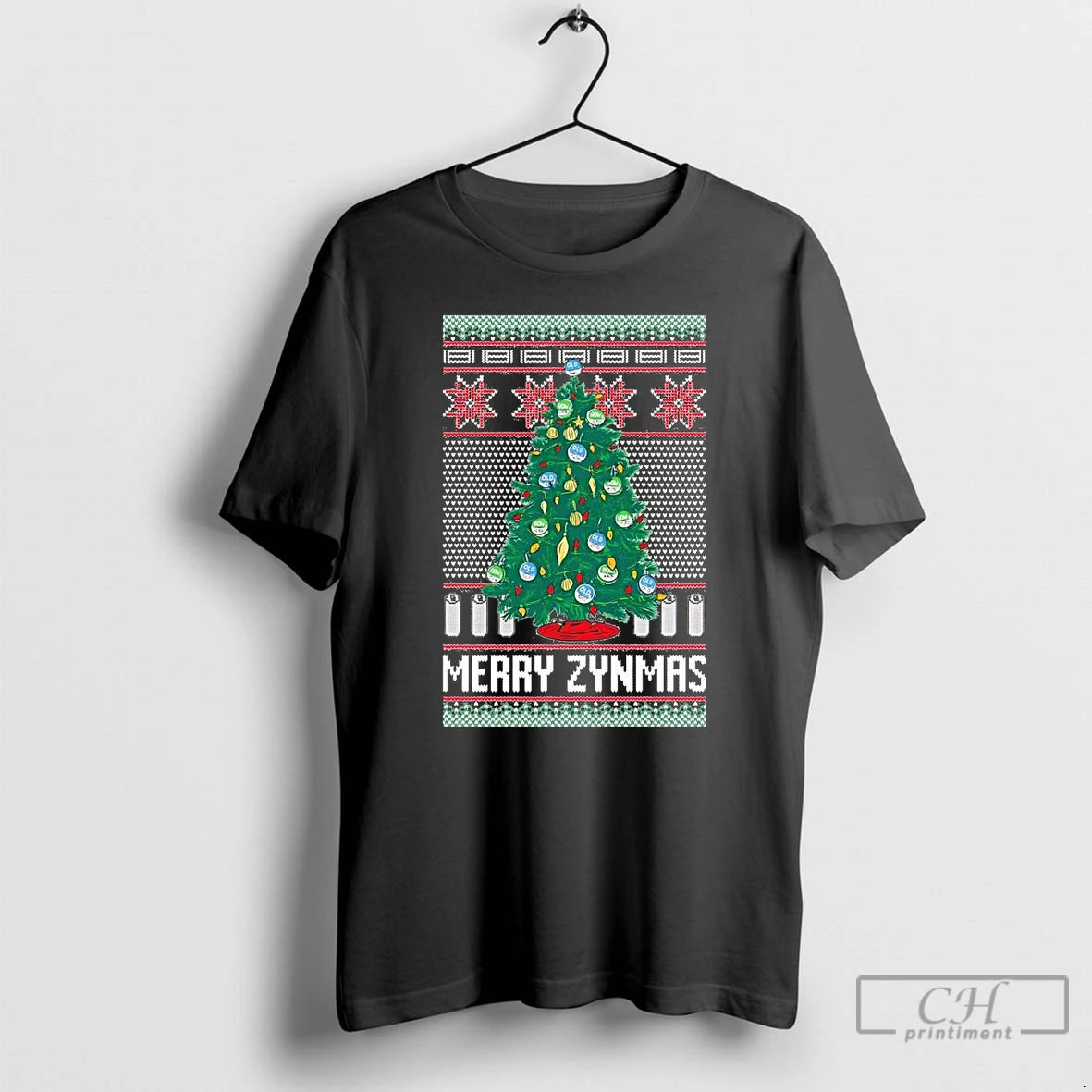 Premium Zyn Merry Zynmas Ugly Christmas T Shirts Hoodie Sweatshirt | PurePodTees.com