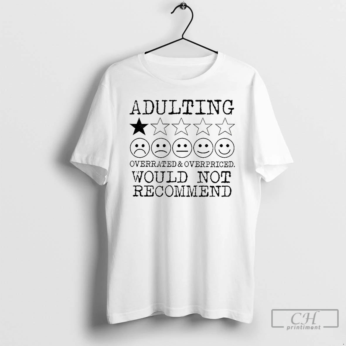 Premium Fiug8jwj Adulting Overrated And Overpriced Would Not Recommend T Shirts Hoodie Sweatshirt | PurePodTees.com