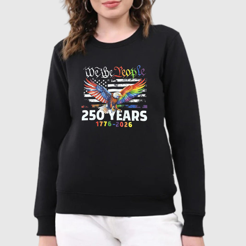 Pride LGBT Eagle US 250 Years 4th Of July Shirt