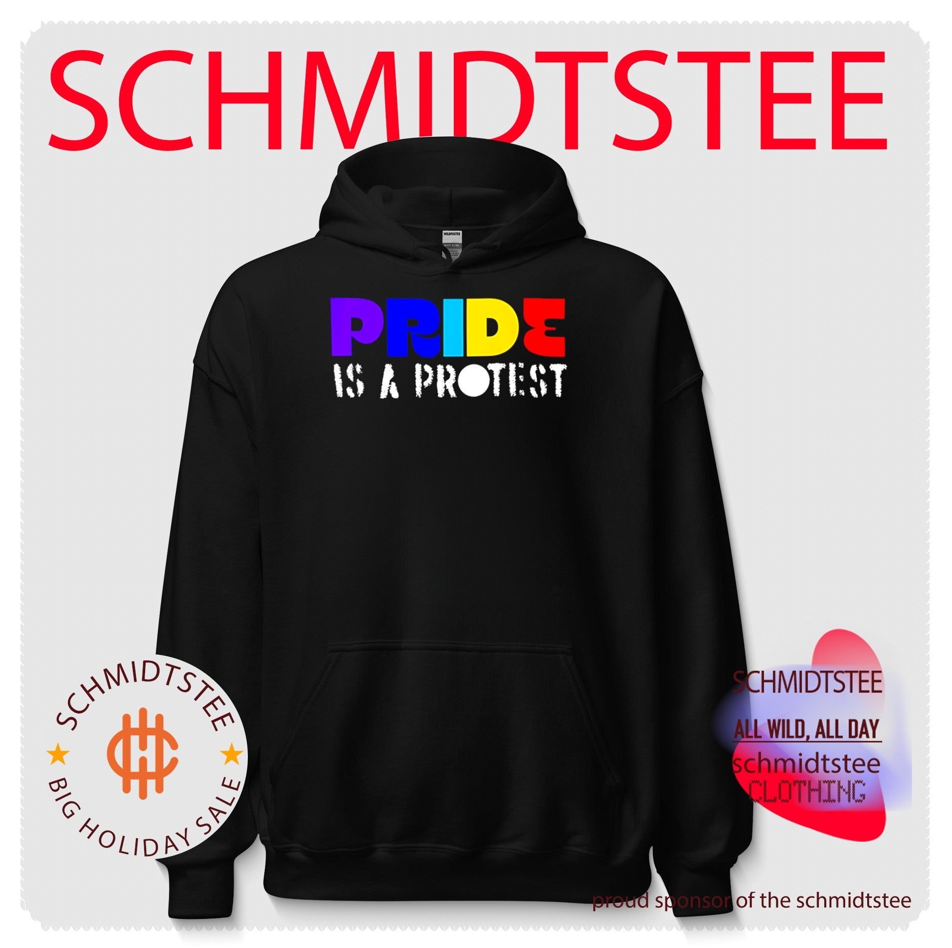 Pride is a protest simple text shirt