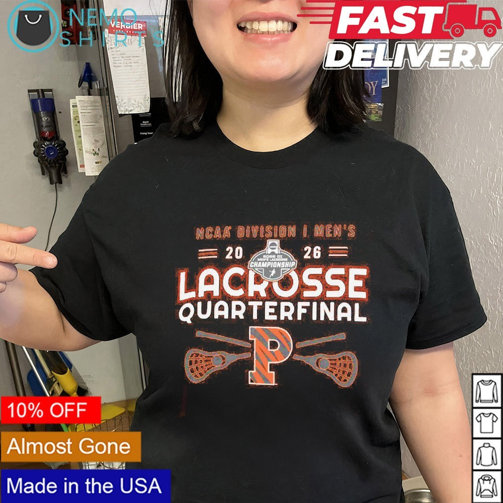 Princeton Tigers NCAA DI men’s 2026 lacrosse quarterfinal shirt