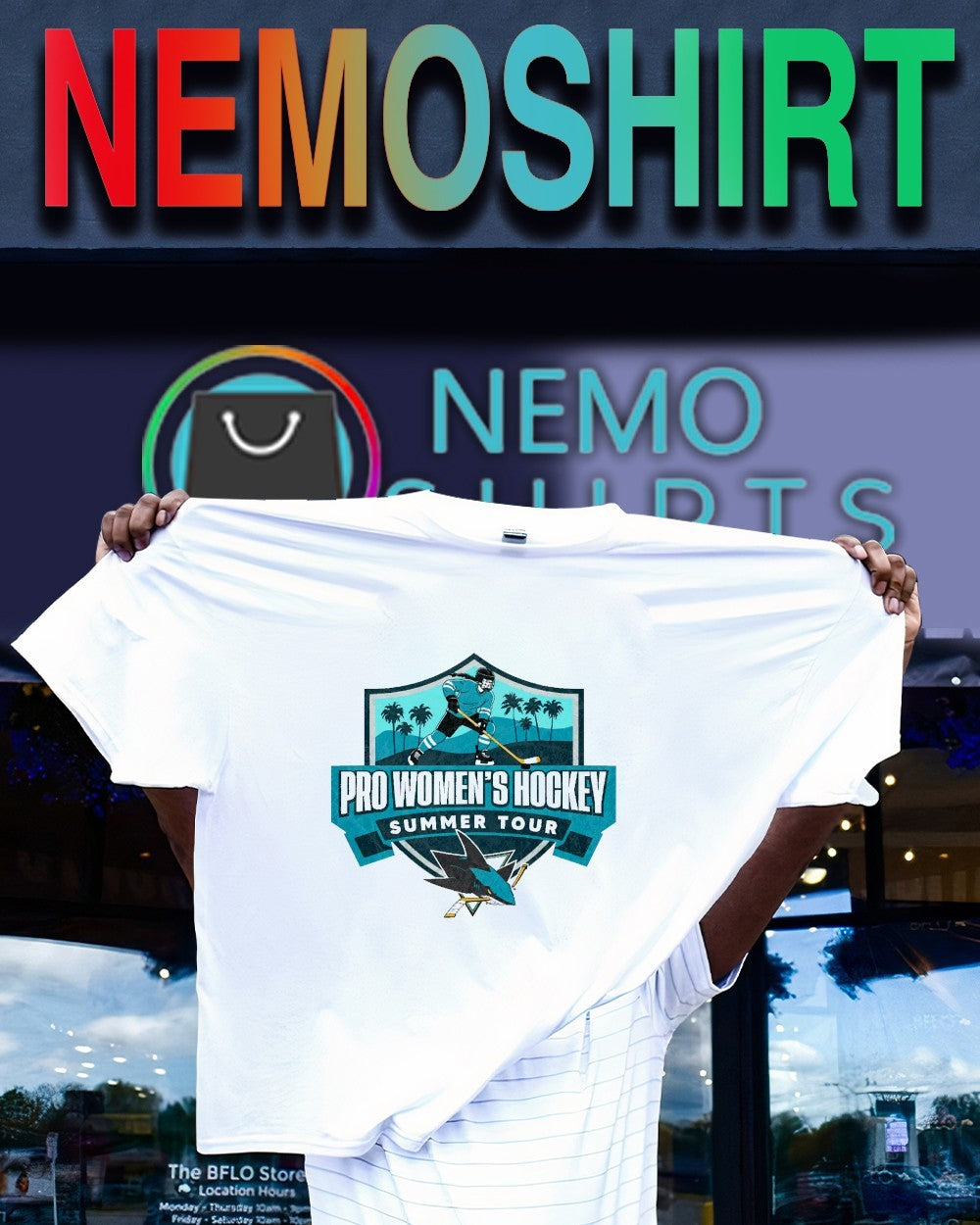 Pro Women’s Hockey Summer Tour San Jose Sharks shirt