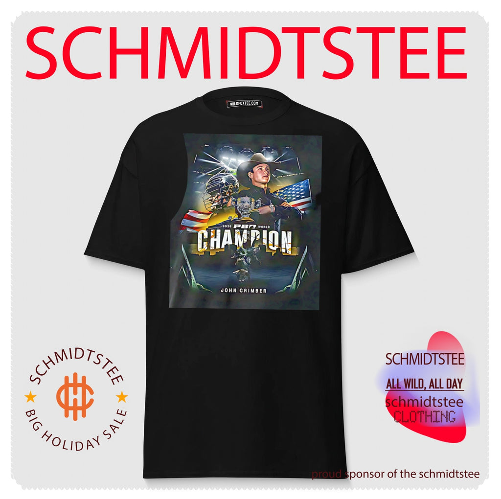 Professional Bull Riders 2026 World Champions John Crimber illustration shirt