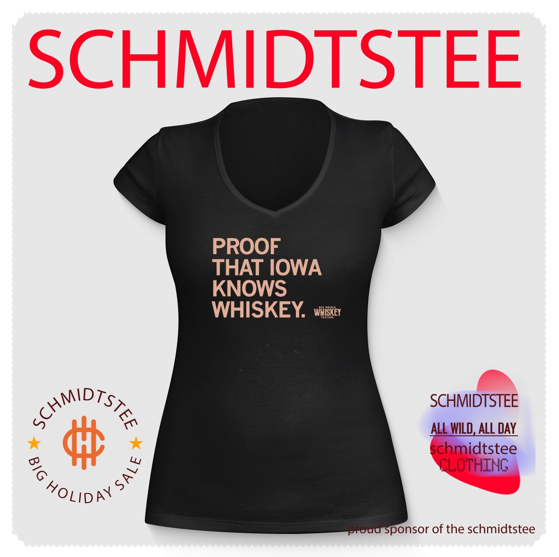Proof That Iowa Knows Whiskey Des Moines Whiskey Festival shirt