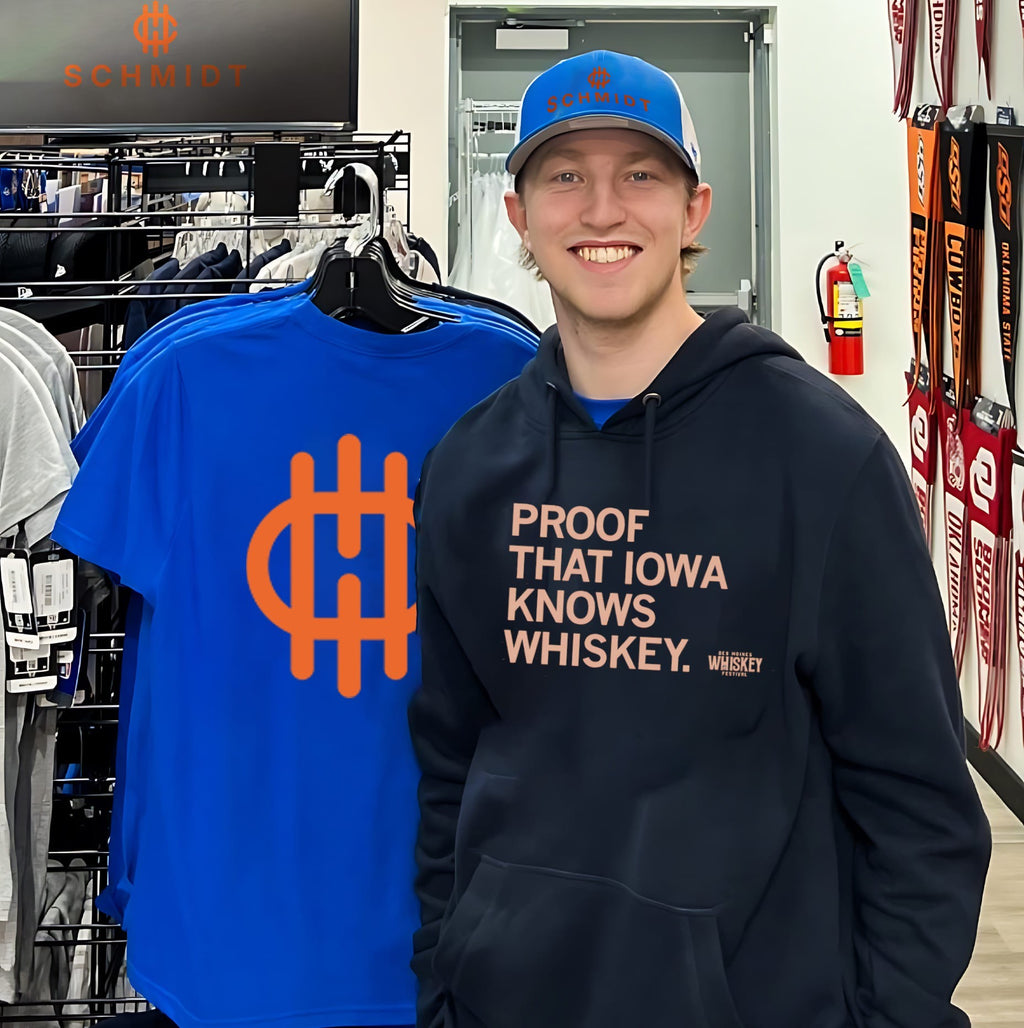 Proof That Iowa Knows Whiskey Des Moines Whiskey Festival shirt