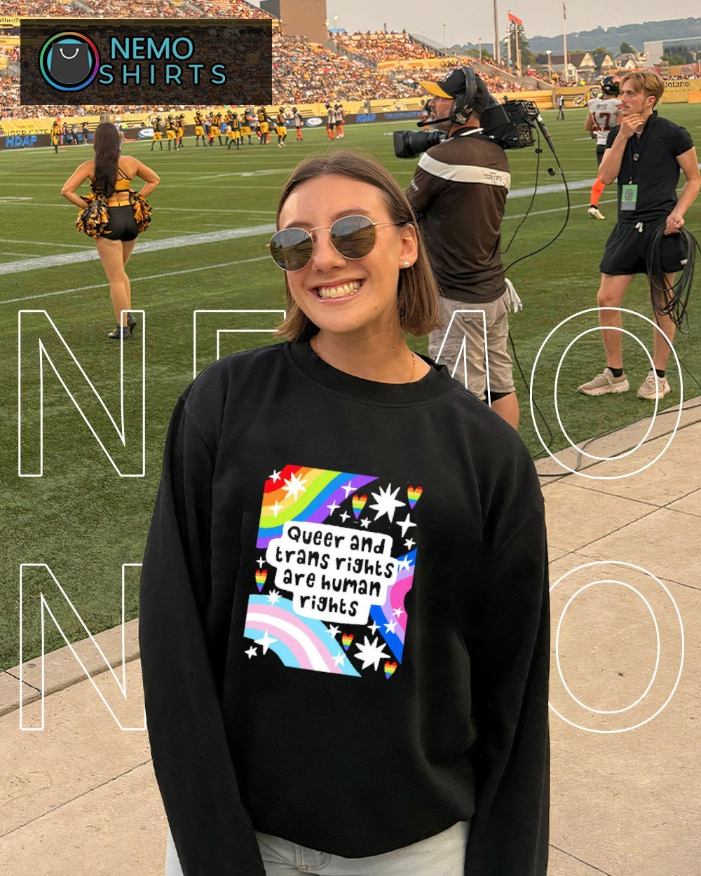 Queer and trans rights are human rights shirt