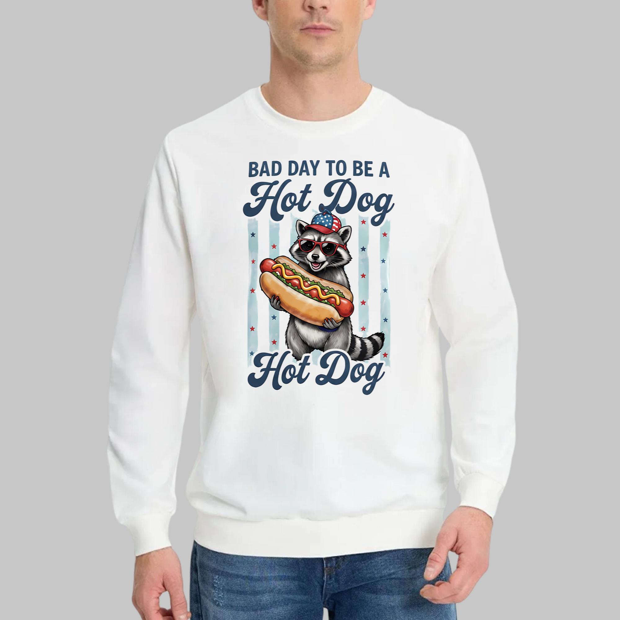 Raccoon 2026 4th Of July Hot Dog Shirt
