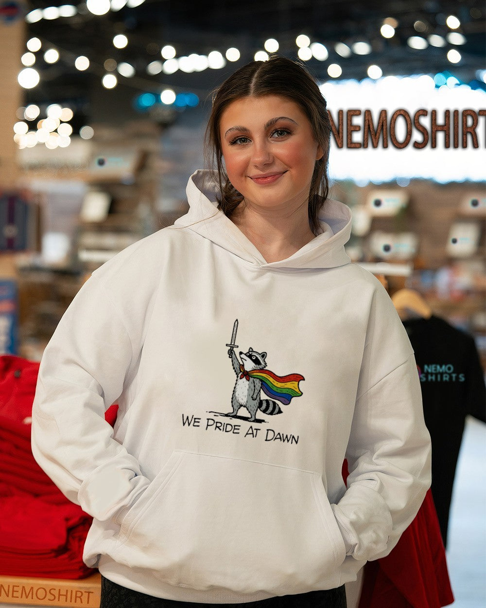 Raccoon we pride at dawn LGBT shirt