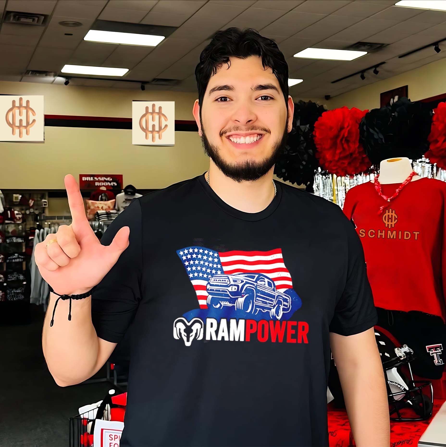 Ram Truck Rampower Patriotic American Automotive Pride shirt