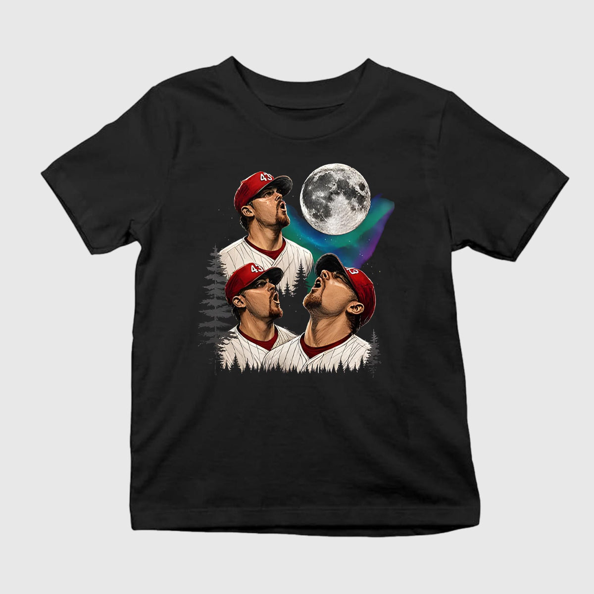 Randy Wolf Phillies Wolf Howling Shirt