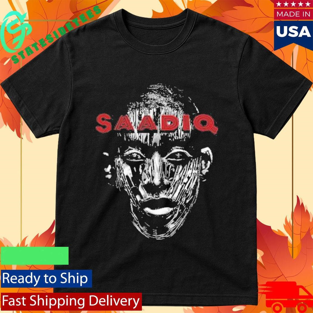 Raphael Saadiq Big Face Red Text Shirt