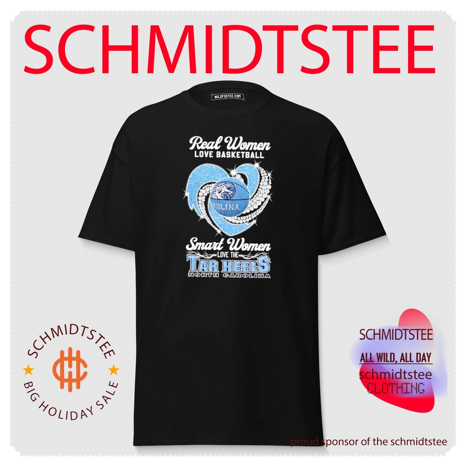 Real women love basketball smart women love the Tar Heels North Carolina shirt