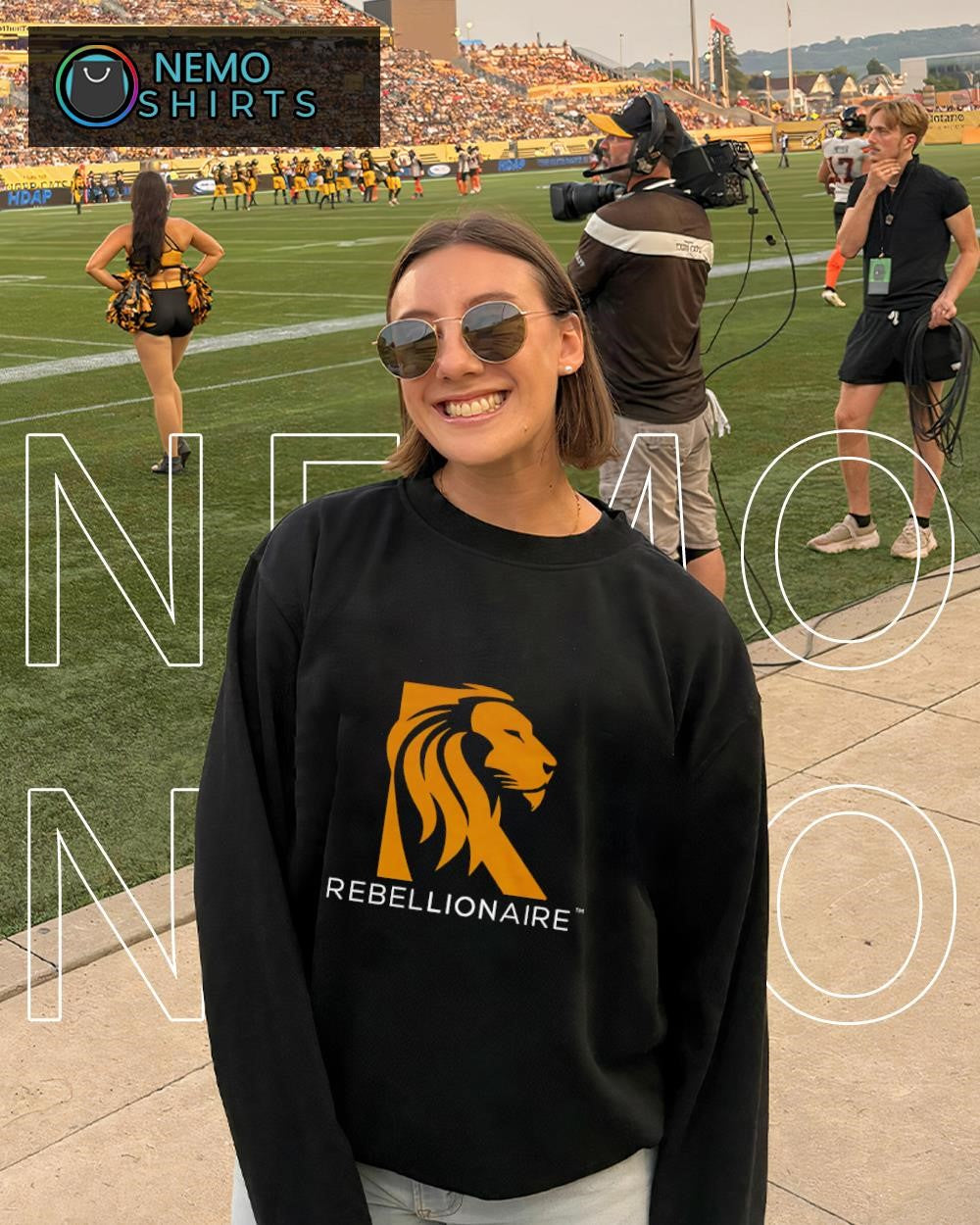 Rebellionaire Bradford Ferguson logo shirt