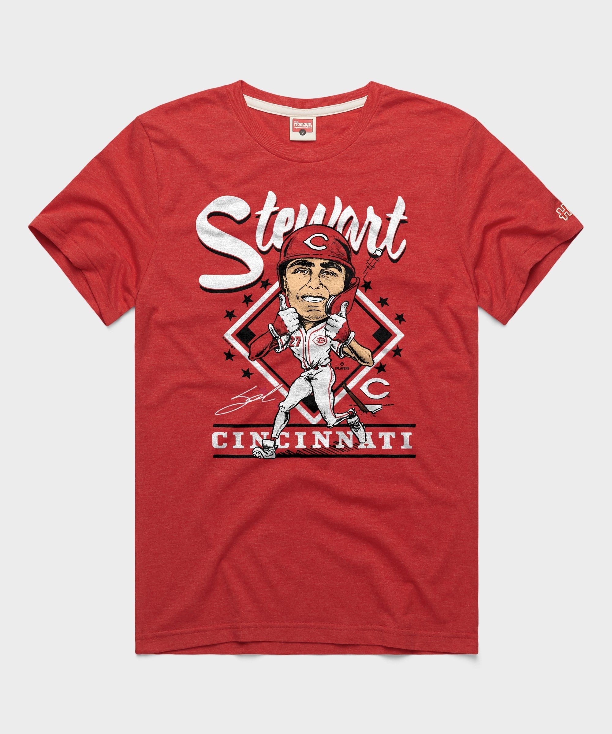 Reds Sal Stewart Signature