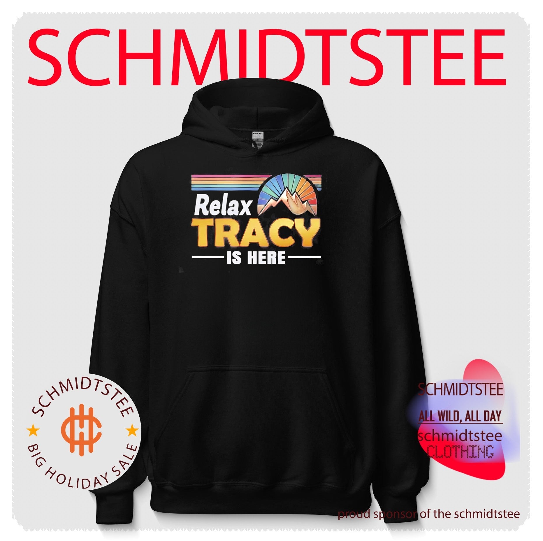 Relax Tracy is here colorful retro shirt