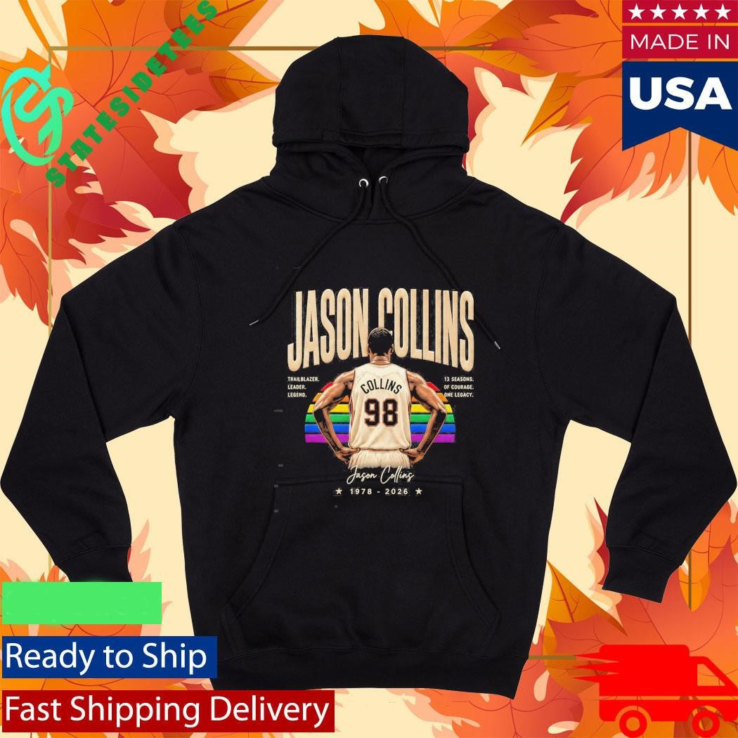 Retro 1978 2026 Jason Collins 98 Trailblazer Leader Shirt