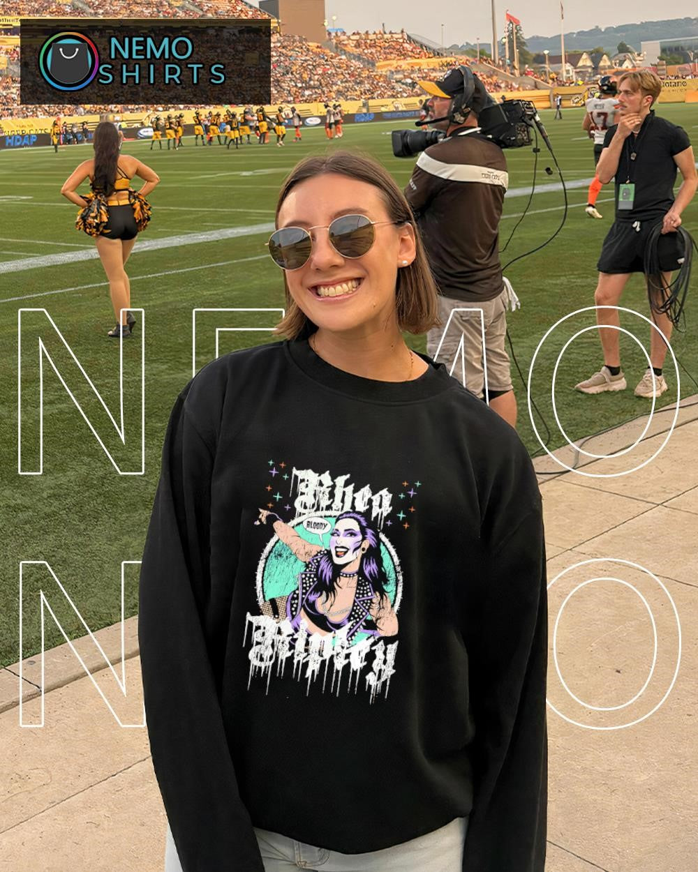 Rhea Ripley WWE superstar bloody shirt