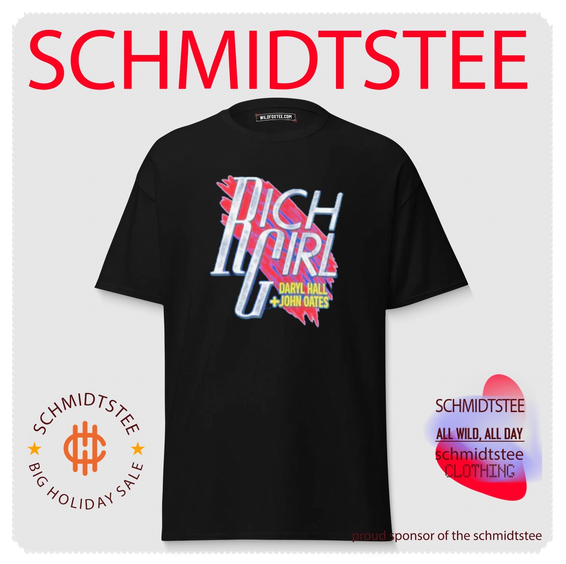 Rich girl the boys hughie Daryl Hall John Oates shirt