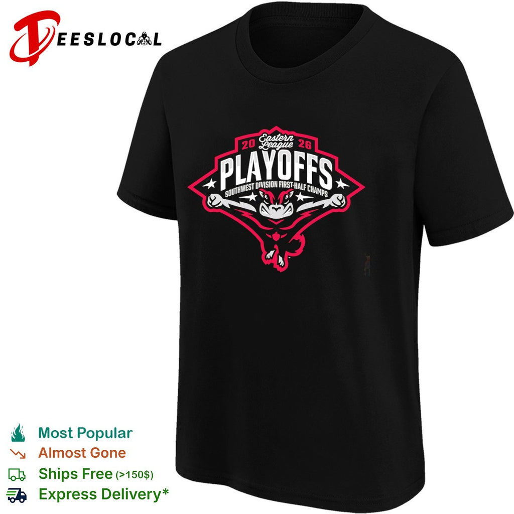 Richmond Flying Squirrels Eastern League 2026 playoffs Southwest Division first half champs mascot shirt