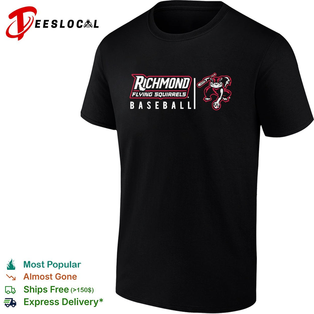 Richmond Flying Squirrels baseball mascot shirt