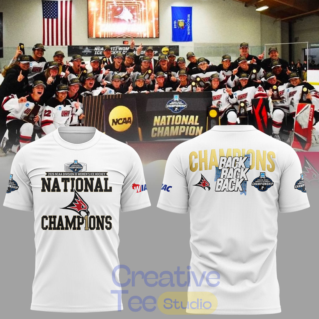 River Falls Falcons 2025 NCAA Division III National Champions T-Shirt