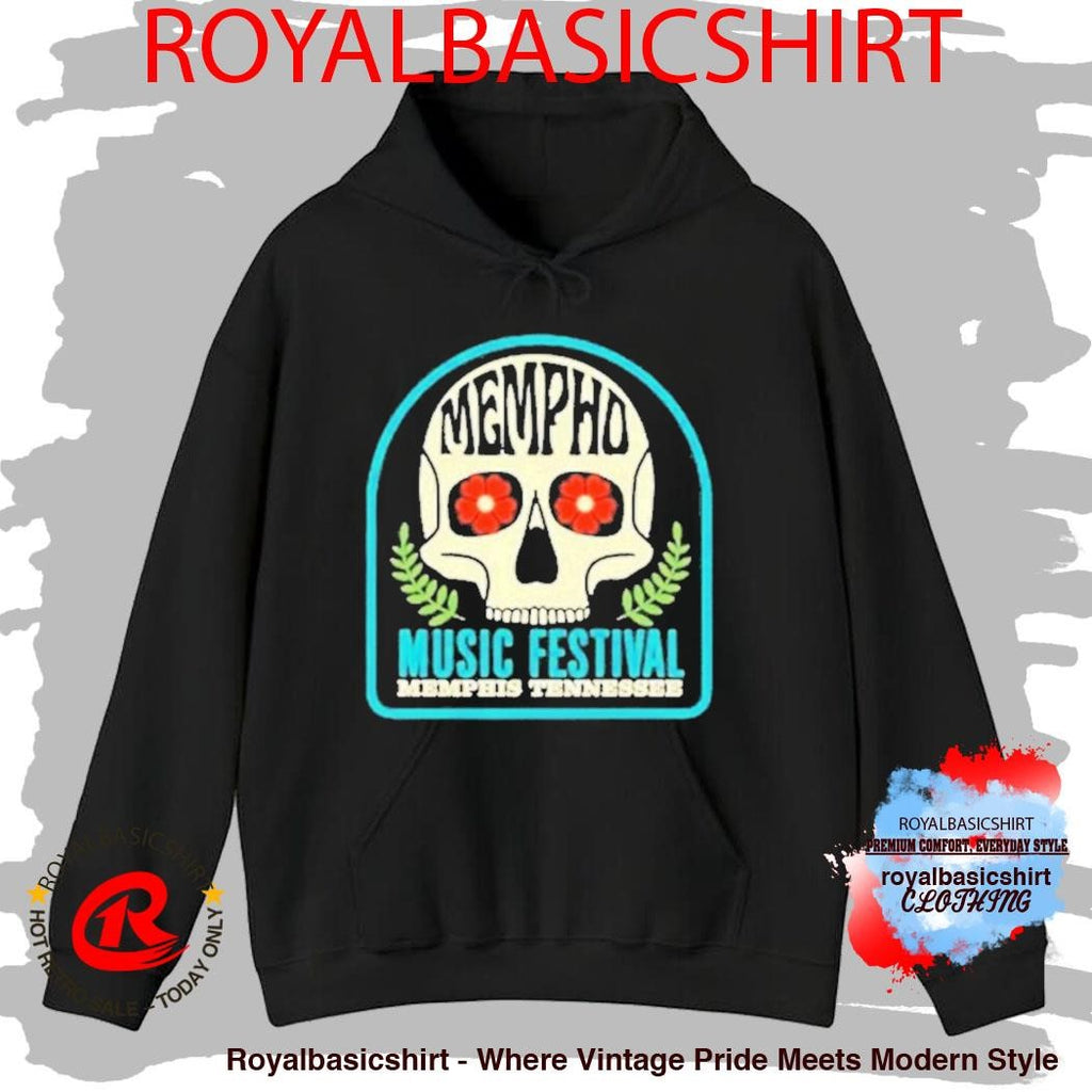 RiverBeat Music Festival Mempho Skull Shirt