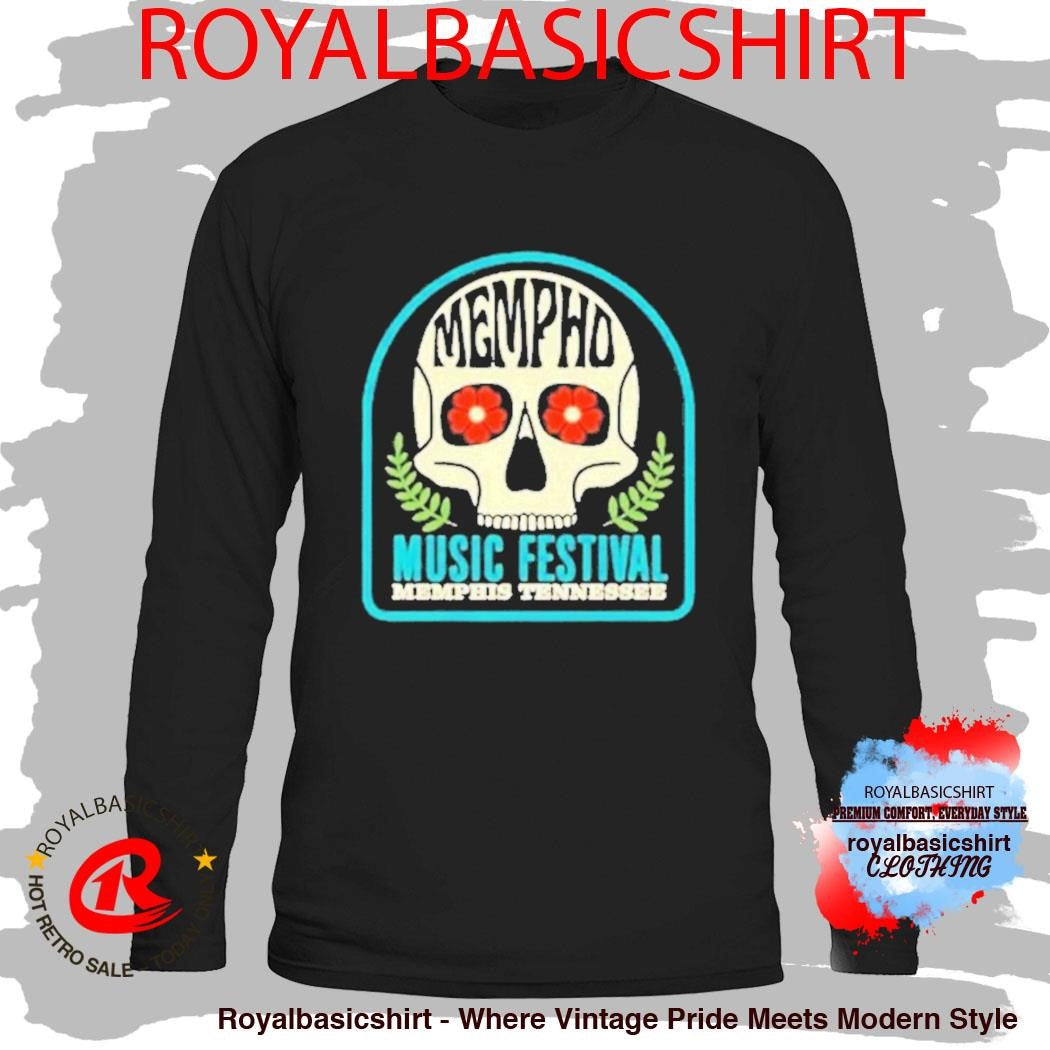 RiverBeat Music Festival Mempho Skull Shirt