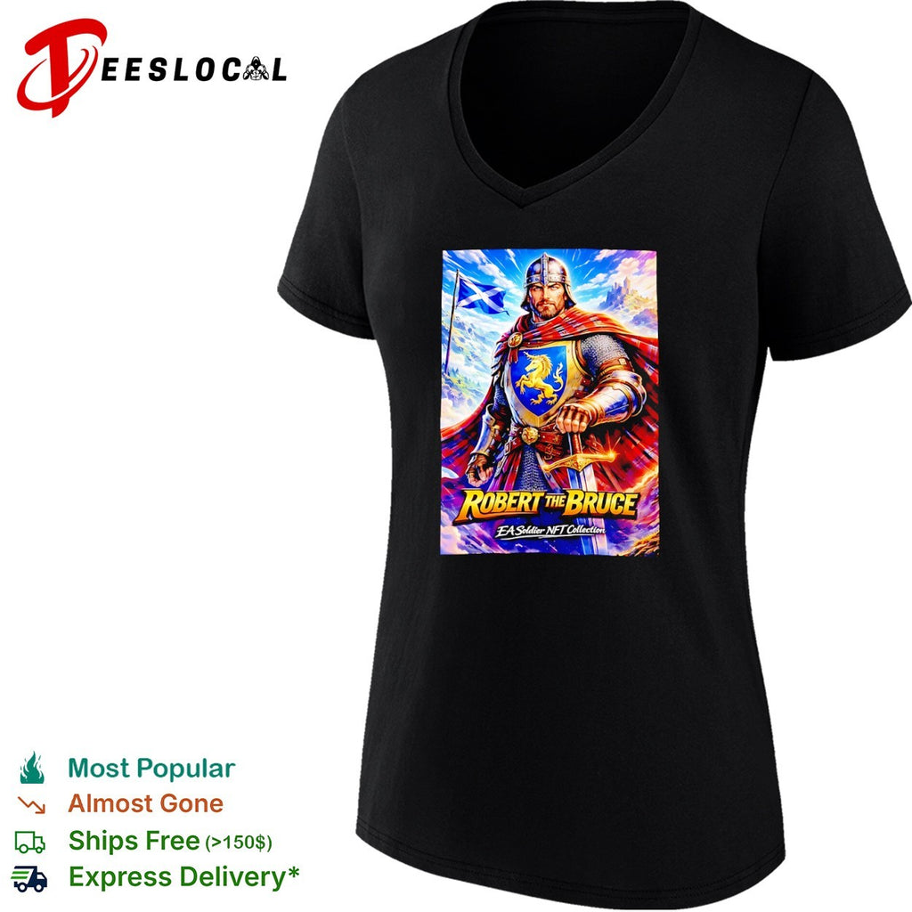 Robert the Bruce EA Soldier NFT Collection Scottish King Knight Fantasy Warrior shirt
