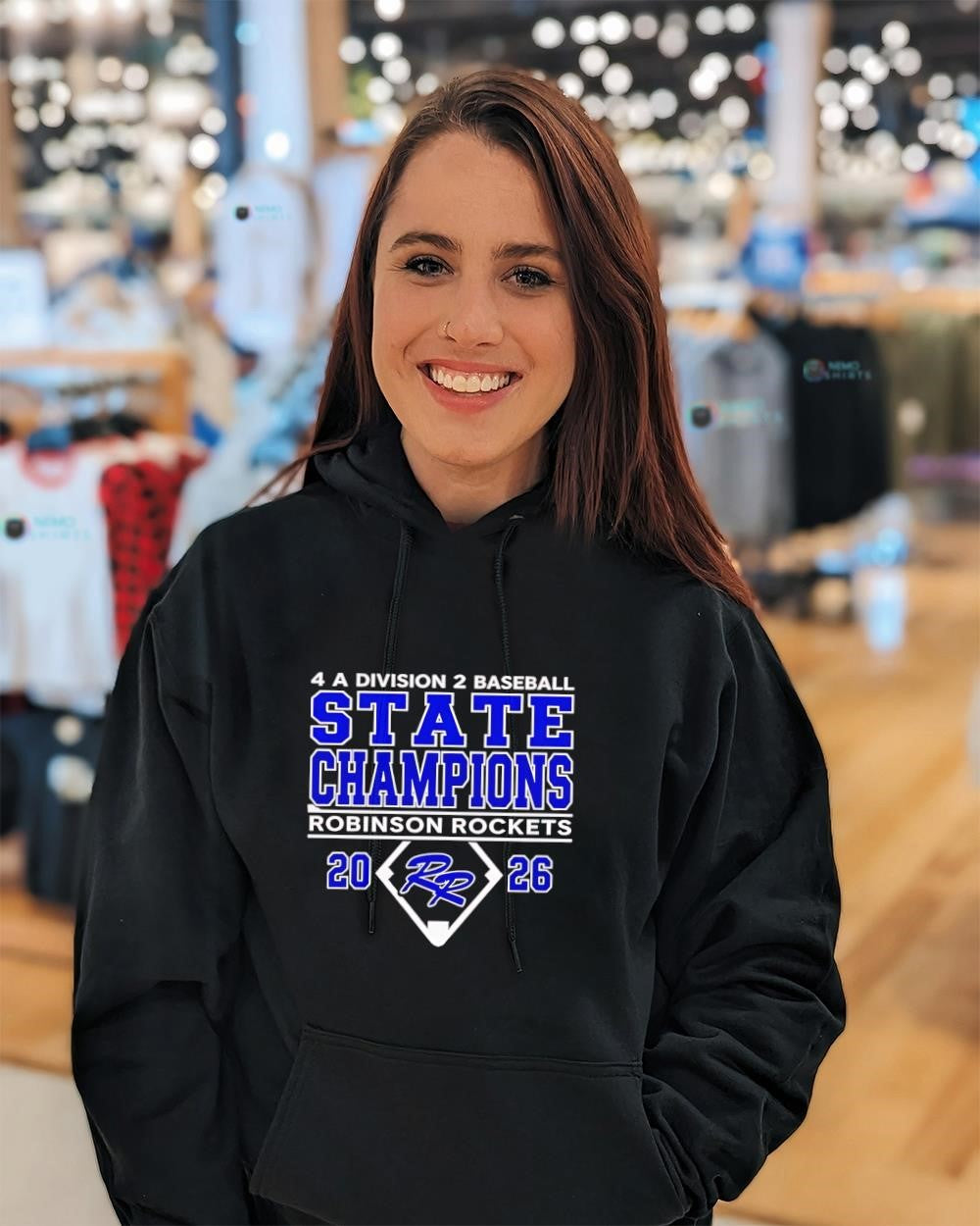 Robinson Rockets 4A Division 2 Baseball State Champions 2026 shirt