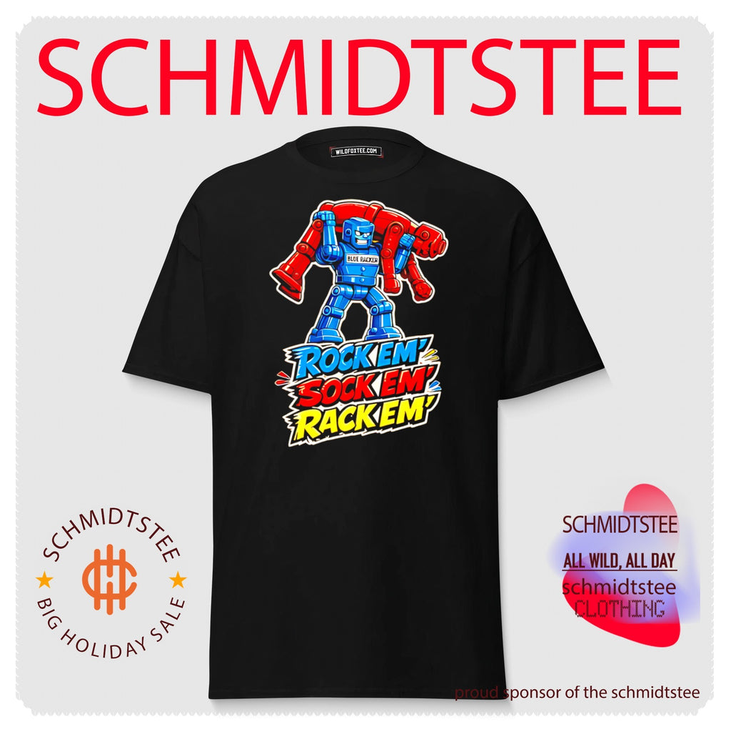 Rock em’ sock em’ rack em’ graphic shirt